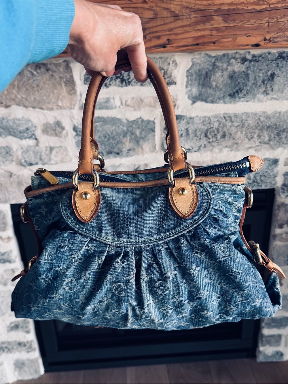 Louis Vuitton Monogram Denim Neo Cabby MM